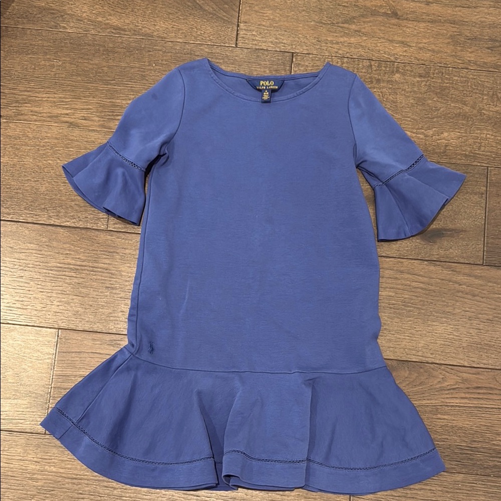 Polo by Ralph Lauren Kids Blue Dress. Size 8-10 Gently used